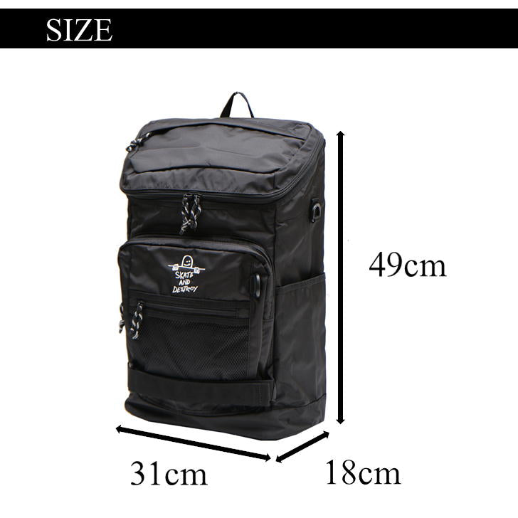 THRASHER スラッシャー MarkGonzales マークゴンザレス リュック 30L THR-262 カバン バッグ メンズ レディース 撥水 スケーター ストリート アウトドア 旅行 GONZ デイリー使い キャンプ 学生 おしゃれ 人気