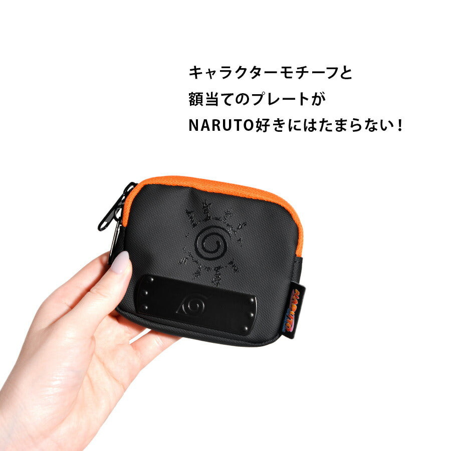 【NARUTO疾風伝】NKP21029 ミニポーチ 小物入れ カード入れ シンプル キャラクター アニメ ブラック カーキ ネイビー ワイン 使いやすい 普段使い 日常 人気 うずまきナルト はたけカカシ うちはサスケ うちはイタチ