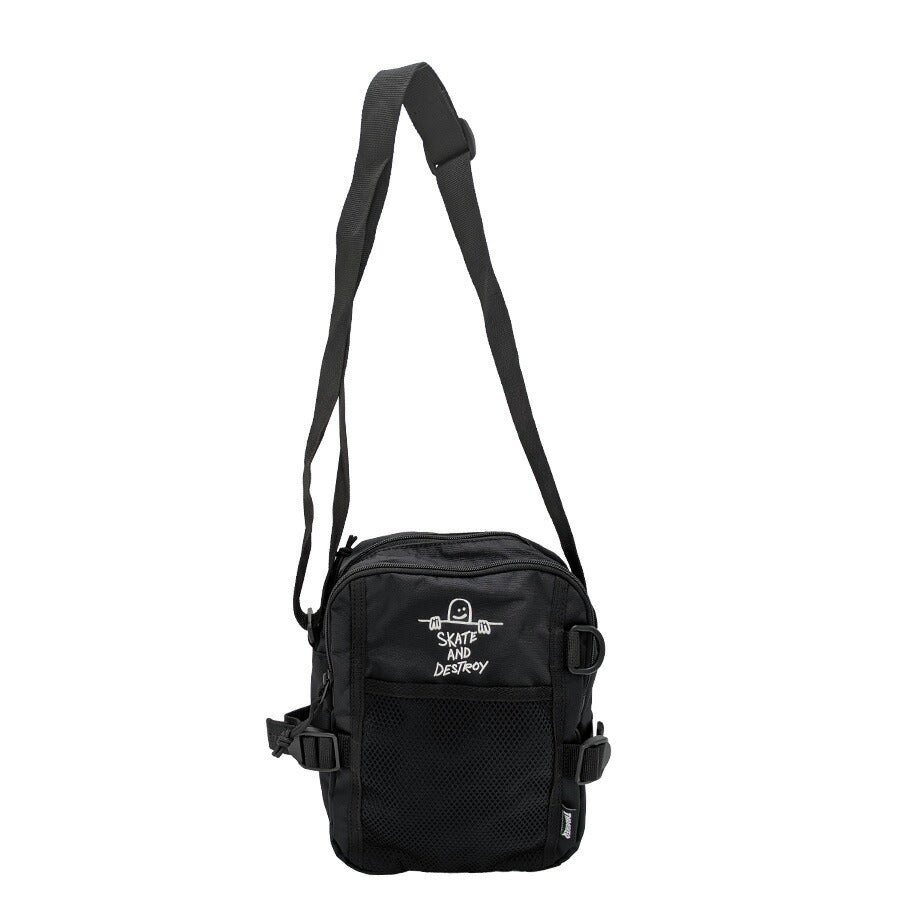 THRASHER thr300 縦型 ミニショルダーバッグ 斜め掛け 斜め掛けバッグ 小さめ かばん 普段使い ユニセックス レディース メンズ プレゼント ギフト ブラック