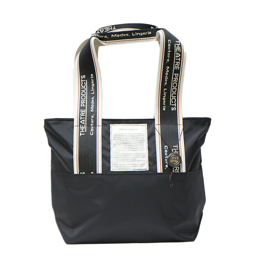 【正規取扱店】THEATRE PRODUCTS シアタープロダクツ トートバッグ M BL230335 NYLON TOTE MISSISSIPPI Mサイズ 大きめ 大容量 ポケット ファスナー付き オリジナル配色テープ ナイロン タウンユース カジュアル アウトドア マニフェストラベル ファッション ブランド