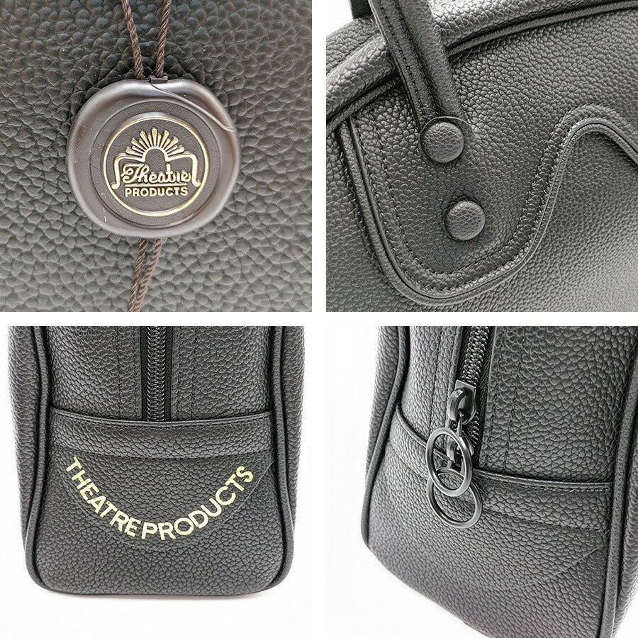 【THEATRE PRODUCTS】CL231037 レザレットボストンバッグM かばん 手持ち ハンドバッグ カバン 鞄 バッグ シンプル シアタープロダクツ ブラック ベージュ 使いやすい かわいい おしゃれ お出かけ 普段使い 日常 レディース