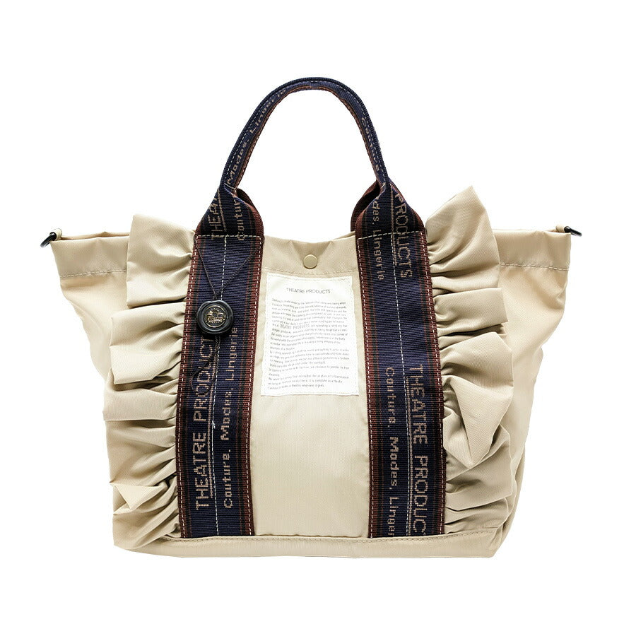 【THEATRE PRODUCTS】 cl240336 2WAYフリルトートバッグL 鞄 かばん カバン バッグ 手持ち シアタープロダクツ 普段使い 使いやすい 便利 プレゼント 贈り物