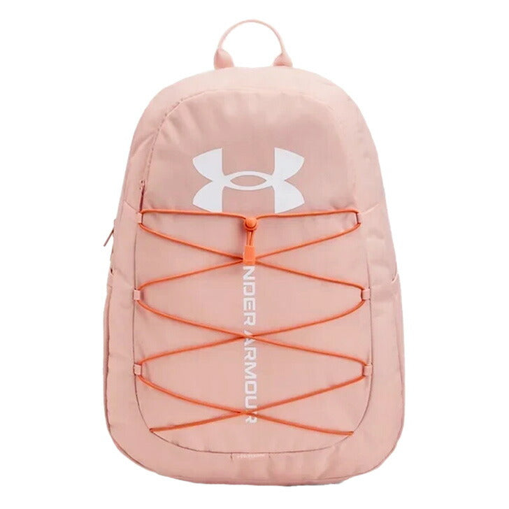 【UNDER ARMOUR】アンダーアーマー UA ユニセックス トレーニング ハッスル スポーツ 26L リュック バックパック 1364181 ヒートギアショルダーストラップ 耐摩耗素材 バンジーコード仕様 STORM ストーム 撥水加工 通勤 通学 ジム 部活 スポーツ 合宿