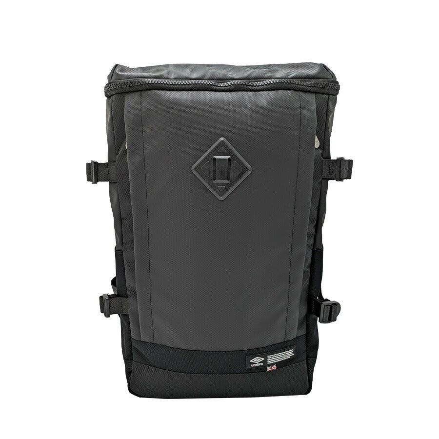 【umbro】70207 リュック 大容量 スクエアリュック 26L バックパック かばん カバン シンプル スポーティー 学生 通学 部活 メンズ プレゼント ギフト ブラック