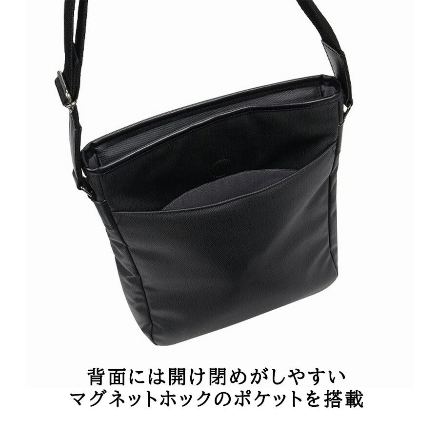 ultimaTOKYO 68173 ディーノ タテ型ショルダーバッグ ショルダーバッグ 斜め掛け かばん カバン メンズ ユニセックス プレゼント ギフト 父の日 ブラック