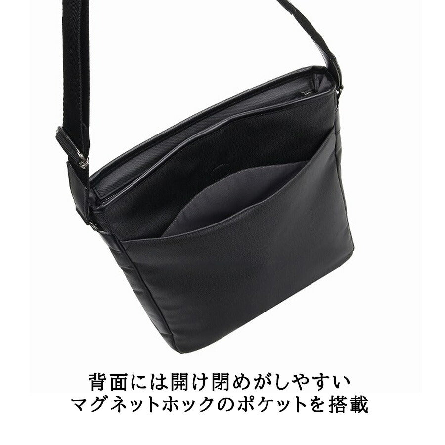 ultimaTOKYO 68174 ディーノ タテ型ショルダーバッグ ショルダーバッグ 斜め掛け かばん カバン メンズ ユニセックス プレゼント ギフト 父の日 ブラック