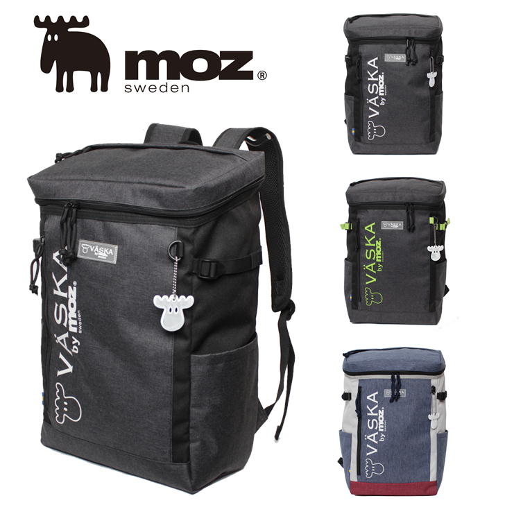 【当店オリジナルエコバッグプレゼント中！】【moz】 モズ スクエアバックパック 30L vzsl-01 リュック メンズ レディース 男女兼用 普段使い スク—ル 通学 学生 部活 おしゃれ 母の日 かわいい