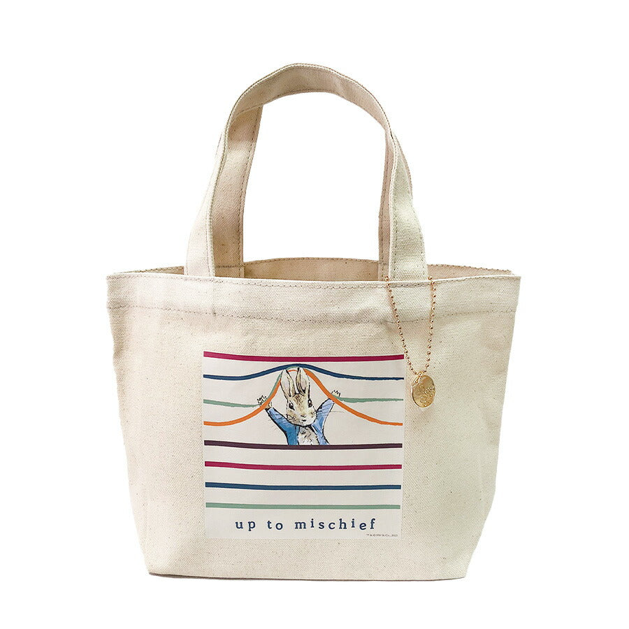 【PETER RABBIT】0632 ハンドバッグ かばん バッグ ランチバッグ サブバッグ エコバッグ キャラクター うさぎ ピーターラビット 使いやすい お出かけ 軽量