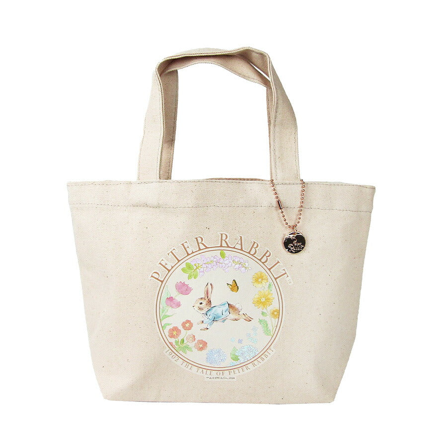【PETER RABBIT】0632 ハンドバッグ かばん バッグ ランチバッグ サブバッグ エコバッグ キャラクター うさぎ ピーターラビット 使いやすい お出かけ 軽量
