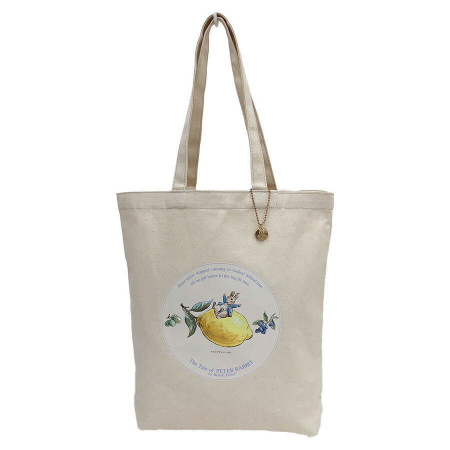 【PETER RABBIT】0633 トートバッグ かばん バッグ 手持ち サブバッグ エコバッグ キャラクター うさぎ ピーターラビット 使いやすい お出かけ 軽量 A4対応