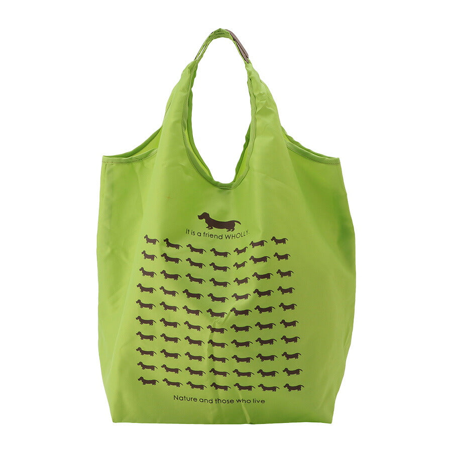 【WHOLLY】 3l02 角型手提げバッグ 鞄 かばん カバン バッグ 犬 ウォーリー エコバッグ お買い物 サブバッグ 使いやすい プレゼント 贈り物 ギフト