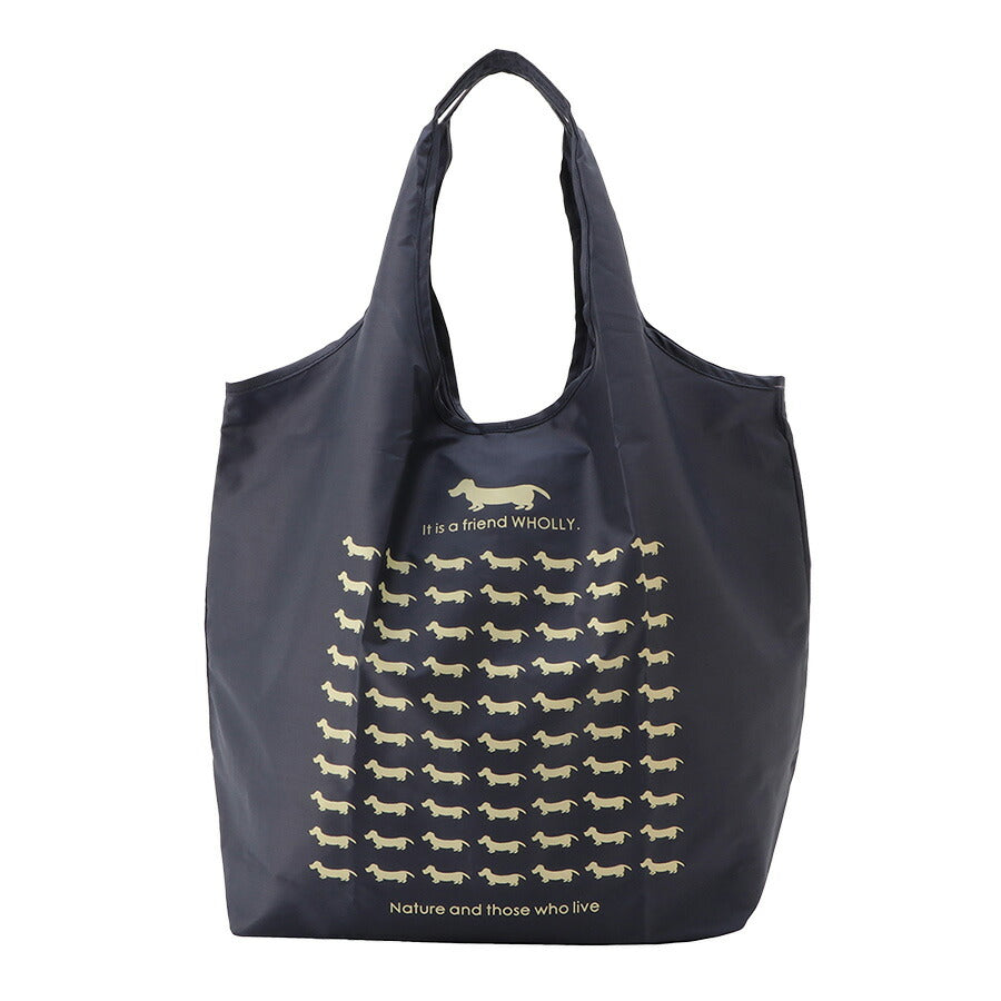 【WHOLLY】 3l02 角型手提げバッグ 鞄 かばん カバン バッグ 犬 ウォーリー エコバッグ お買い物 サブバッグ 使いやすい プレゼント 贈り物 ギフト