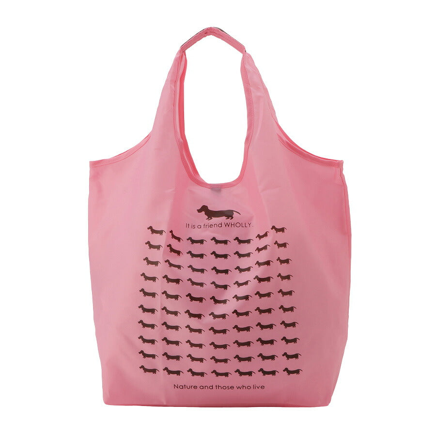 【WHOLLY】 3l02 角型手提げバッグ 鞄 かばん カバン バッグ 犬 ウォーリー エコバッグ お買い物 サブバッグ 使いやすい プレゼント 贈り物 ギフト