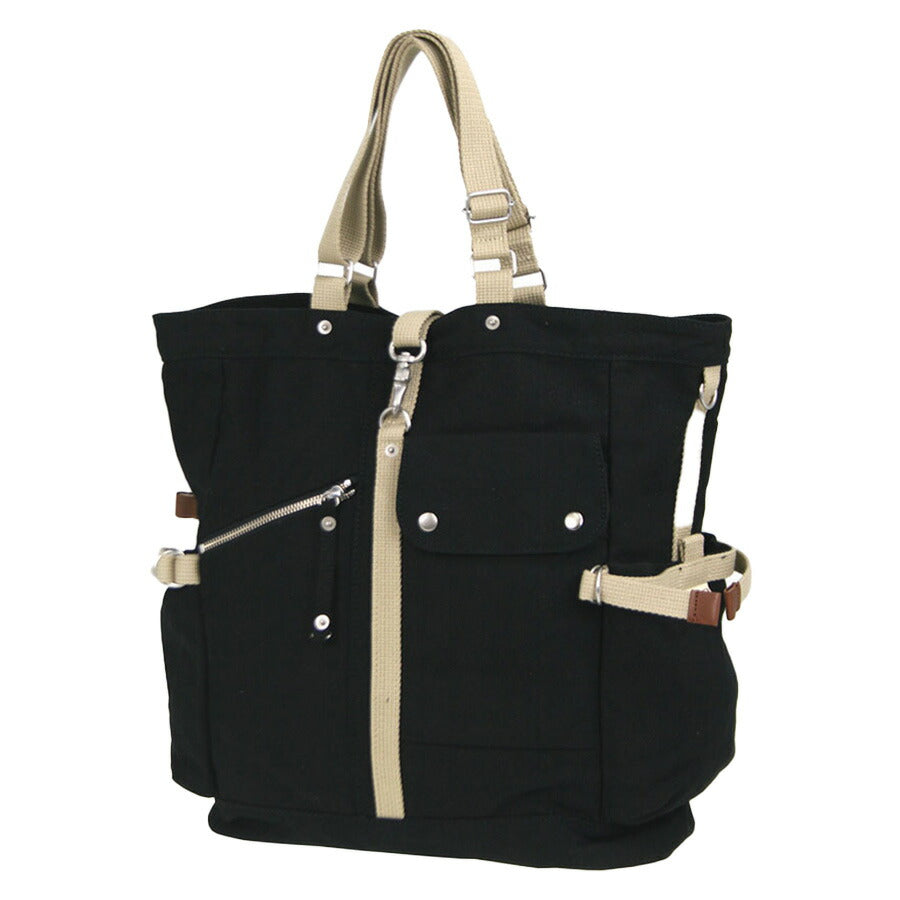 【帆布工房】3X01 CONTROLIIシリーズ トートバッグ はんぷこうぼう ハンプ 綿 コットン トート 肩掛け 使いやすい 通勤 通学 プレゼント カーキ ブラック ベージュ ミリタリー ユニセックス メンズ レディース