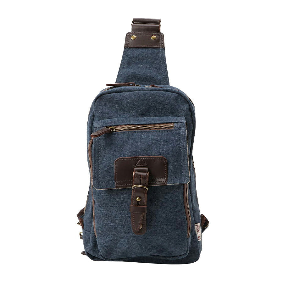 【帆布工房】3X94 VINTAGE2シリーズ ボディバッグ はんぷこうぼう ハンプ 綿 コットン ショルダーバッグ ワンショルダー 左右 付け替え可能 カーキ ブラック グレー ベージュ 縦型 シンプル おしゃれ