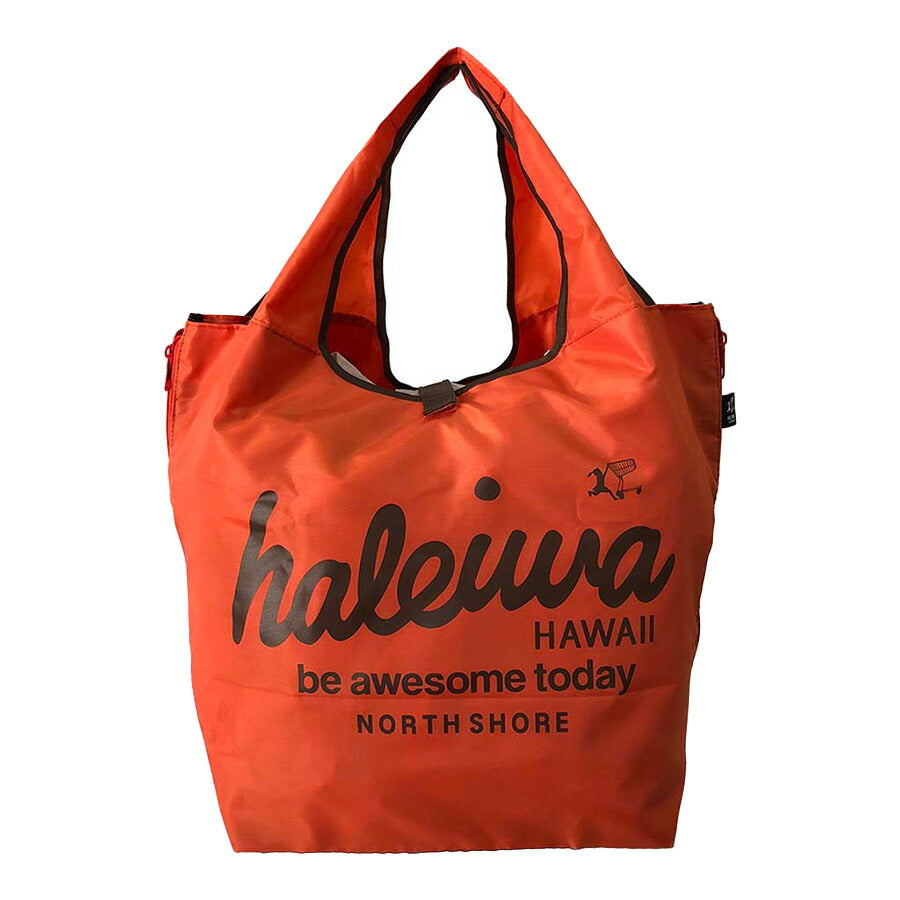 【HALEIWA HAPPY MARKET】 4303 コンパクトレジカゴバッグ かばん 手持ち お買い物 日常 普段使い 使いやすい 便利 ユニセックス プレゼント ギフト オレンジ