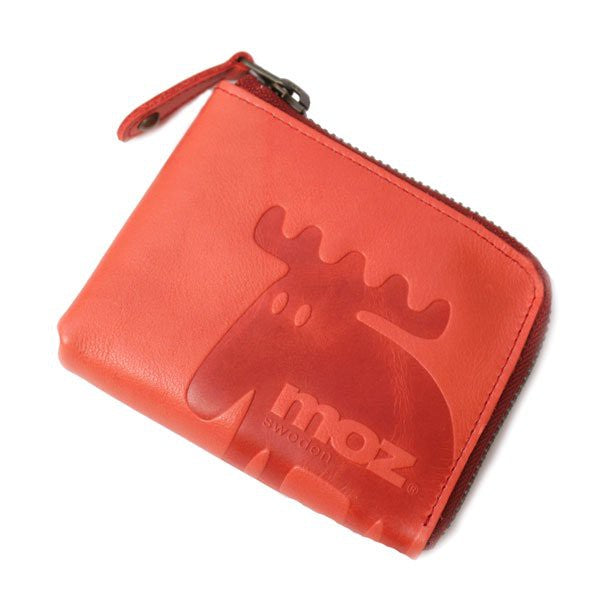 moz モズ ミニ財布 Elk ZNWE-86005 財布 ウォレット 折り財布 レディース 女性 かわいい おしゃれ 母の日 本革 人気 スウェーデン アニマル エルク ヘラジカ