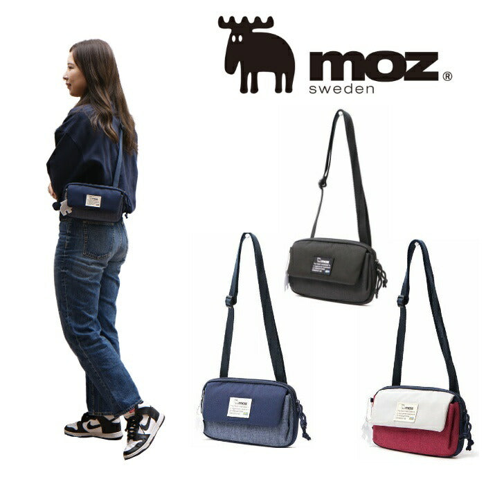 【レターパック発送/時間指定不可】moz モズ お財布ポシェットショルダーバッグ ZZEI-22 レディース 北欧 斜め掛け プレゼント ギフト ミニバッグ 軽量 財布 鞄 おしゃれ 母の日 人気 正規取扱店 送料無料